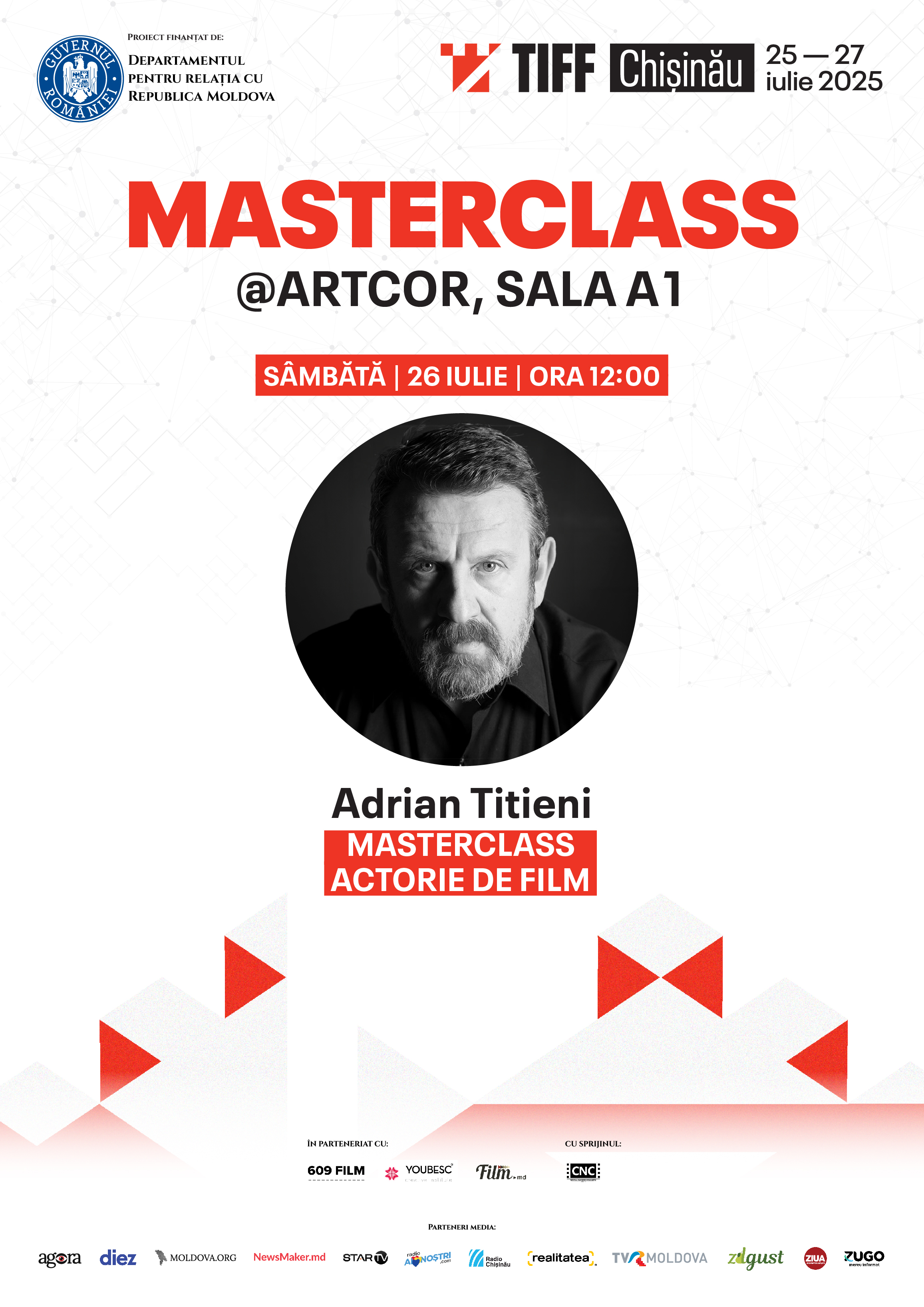 Masterclass - Actorie de Film cu Adrian Titieni 